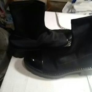 Zara Patent Toe Sock Booties Sz 40 10